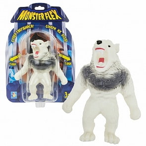 Тянущаяся фигурка Monster Flex – Арктический Оборотень, 15 см (1toy, Т18100-2)