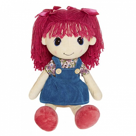 Кукла Стильняшка с малиновыми волосами, 40 см 