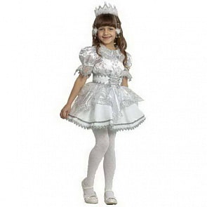 Костюм Звездный маскарад - Снежинка, размер 122 (Батик, 484-122-64)