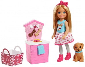 Игровой набор Barbie - Челси и щенок, 2 вида (Mattel, FHP66) (ассортимент)