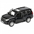 Модель Toyota Prado, черная, 12 см, открываются двери, инерционная  - миниатюра №2
