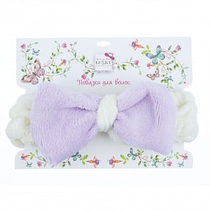 Косметическая повязка для волос Lukky Fashion - Бантик (Lukky, Т18550) (ассортимент)