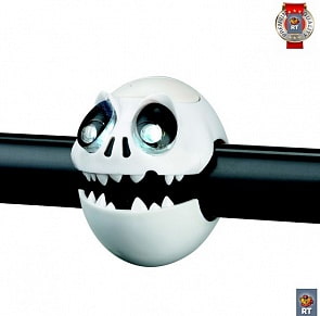 Фонарик 320240 Skull light с брелоком-фонариком, дизайн – Череп (Crazy Stuff, 4045RT)