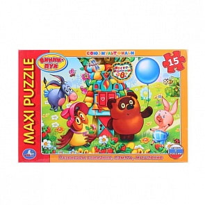 Макси-пазл Винни-Пух, 15 картонных деталей (Умка, 4690590112830sim)