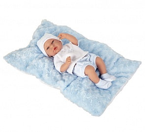 Кукла Elegance Andie мальчик, с соской и подушкой, 40 см (Arias, Т19793)