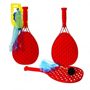 Набор для тенниса, 2 ракетки, мяч с хвостом (1Toy, Т59925)