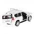 Джип Toyota Prado, белый, 12 см, открываются двери, инерционный механизм  - миниатюра №2