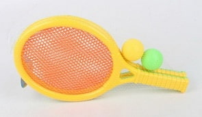 Набор из 2-х детских ракеток 33,5 см и 2 мячей в сетке (Shantou Gepai, B1635413sim)