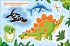 Альбом многоразовых наклеек для самых маленьких - Динозавры  - миниатюра №2