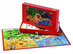 Настольная детская игра - Путешествие с цифрами (Новое поколение, 113298)