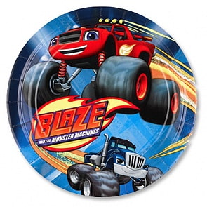 Тарелка Вспыш, 17 см, 8 штук (Amscan, 1502-2885)