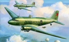 Сборная модель - Советский самолёт Ли-21/200 (ZVEZDA, 6140з)