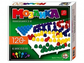 Мозаика разноцветная, 120 фишек (Десятое королевство, 00973ДК)