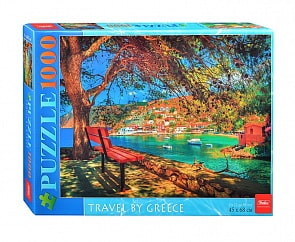 Пазлы - Вспоминая Грецию... 1000 элементов, формат А2 (Hatber, 1000ПЗ2-14499)