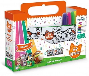 Пенал-тубус для раскрашивания - 44 Котенка (Оригами, 04169)