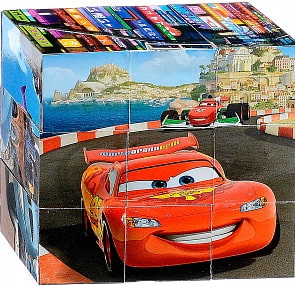 9 развивающих кубиков - Тачки Дисней (Играем Вместе, 01909sim)