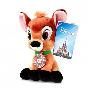 Озвученная мягкая игрушка Disney – Бемби, 16 см (Мульти-пульти, ST0035sim)