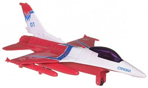 Истребитель металлический инерционный свет-звук (Технопарк, 51297)