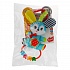 Текстильная игрушка-подвеска с погремушками - Пушистый зайчонок  - миниатюра №2