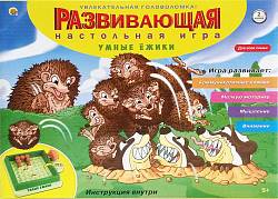 Игра настольная развивающая - Умные Ёжики (Рыжий Кот, ИН-3112) - миниатюра