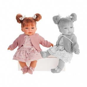 Интерактивная кукла - Альма в розовом, 37 см (Antonio Juans Munecas, 1550Br)