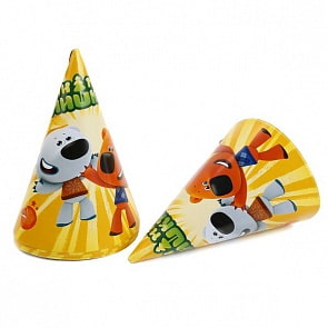 Набор из 6 бумажных колпачков - Мими Мишки (Веселый праздник, K-MMM-06sim)