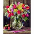 Картина для раскрашивания по номерам - Цветы из домашнего сада, 40 х 50 см  - миниатюра №1