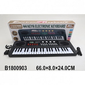 Синтезатор TX-4468 на батарейках 44 клавиши, с микрофоном (B1800903)