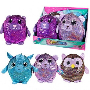 Мягконабивные фигурки животных Shimmeez/Шиммиз в пайетках, 35 см (Beverly Hills Teddy Bear, SMZ01002/1)