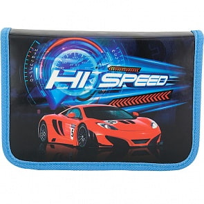 Пенал 622 Hi speed с 1 отделением и 2 отворотами, без наполнения (Kite, K17-622-6)