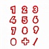 12 форм для лепки в виде цифр, плюса и инструмент  - миниатюра №4