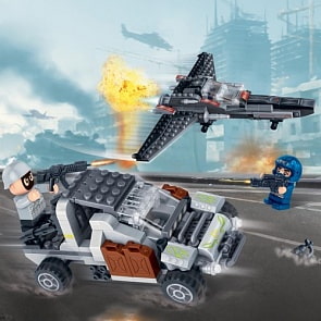 Конструктор «Автомобиль и самолет», 295 деталей (Banbao, 6210)