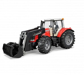 Трактор Bruder Massey Ferguson 7600 с погрузчиком (Bruder, 03-047)