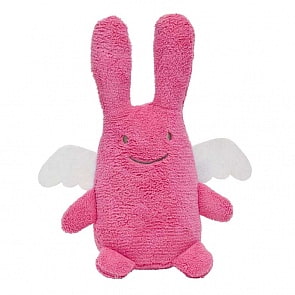 Игрушка мягкая - Зайка с крылышками музыкальный, 24 см, фукси (Trousselier, TRO-VM1082 14)