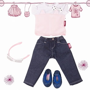 Набор одежды - Кошечка, 45-50 см (Gotz, 3402846)