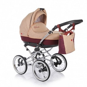 Коляска классическая 2 в 1 - Arabella, бронза (Jetem, PP3_бронза)
