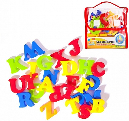 Набор английских букв на магнитах, 26 предметов 