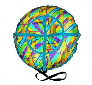 Санки надувные -тюбинг ZigZag, диаметр 75 см. (RT, 5075RT)