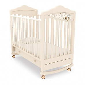 Кровать детская Angela Bella К-2005-27 Изабель, слоновая кость (Angela Bella, AB-К-2005-27_слоновая кость)