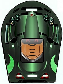 Ледянка Snow auto SLR MClaren, цвет зеленый (RT, 6128RT)