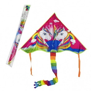 Воздушный змей, 128 х 90 см, леер 30 м, пакет (1toy, Т17345)