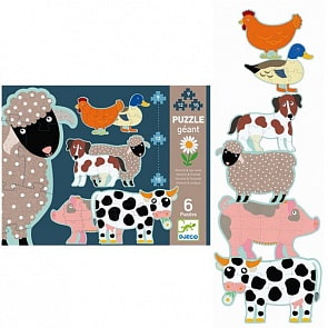 Пазл - Оноре и друзья (Djeco, 07112)