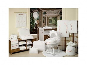 Мягкий бортик - Сладости из коллекции - 4 времени года для кроватки (Babypiu, 22L.160Р_BIAN)