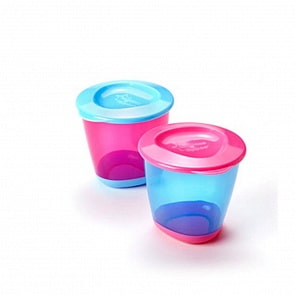 Контейнеры для хранения питания, 2 штуки,  розовый (Tommee Tippee, 44650241-1st)