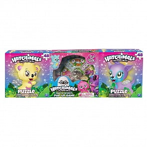 Набор из трех настольных игр Хэтчималс (Spin Master, 6044752)