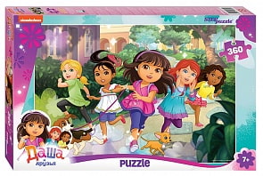 Пазл - Даша и друзья, 360 деталей (Step puzzle, 96074)