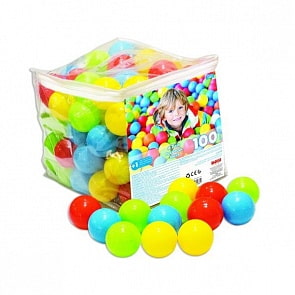 Шарики для сухого бассейна, 7 см, 100 штук, в сумке (Dolu, DL_3161)