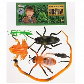 Набор из 6-и фигурок насекомых, несколько видов (Играем Вместе, HB9862) (ассортимент)