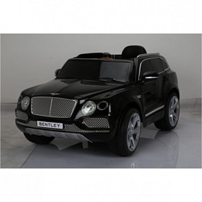 Джип Bentley Bentayga на 2 аккумуляторах 6V7AH, 2 мотора 35W, на радиоуправлении, свет и звук, черный (Bugati, ST00023-BKsim)