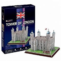 3D puzzles. Детские объёмные пазлы Лондонский Тауэр (CubicFun, C715h) - миниатюра